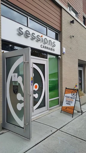SESSIONS CANNABIS store front
