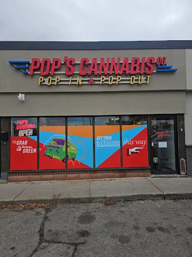 Pop's Cannabis Co. store front