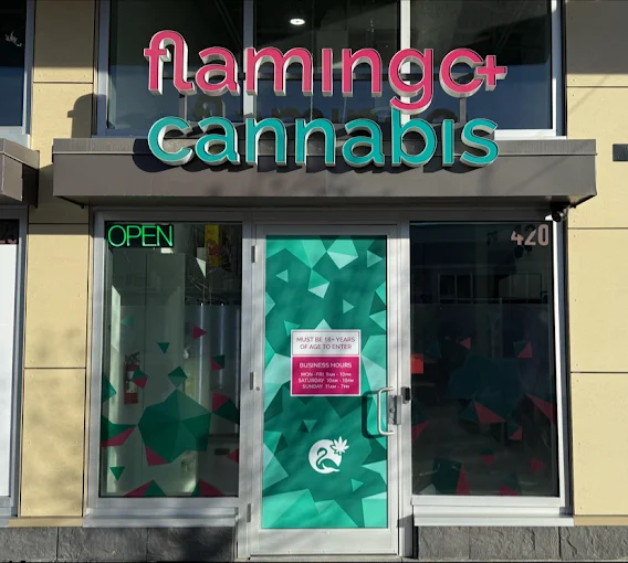 Flamingo+ Cannabis Trinity Hills store front