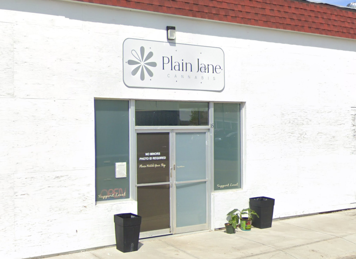 Plain Jane Cannabis store front