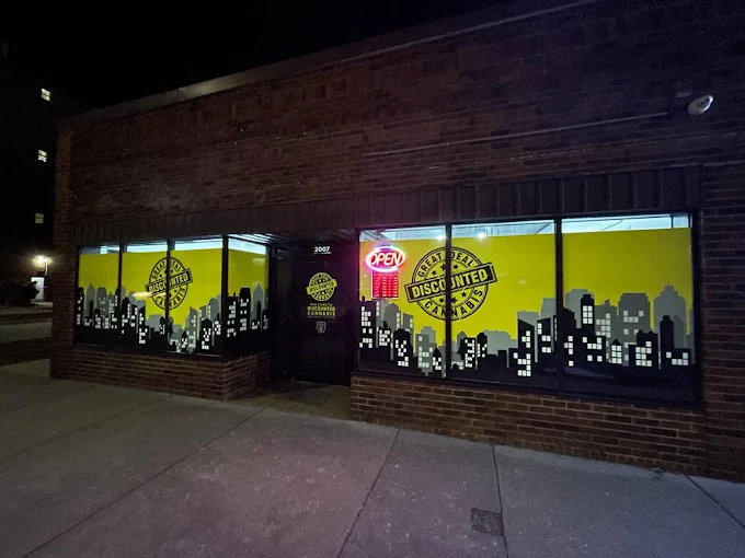 Discounted Cannabis store front