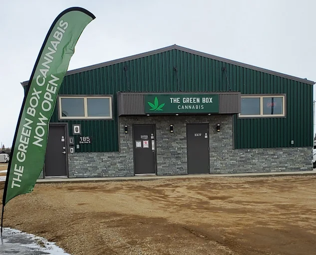 The Green Box Cannabis store front