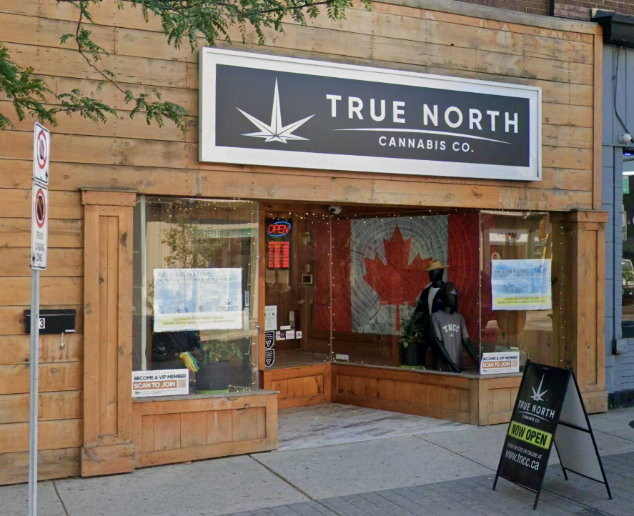 True North Cannabis C0 store front