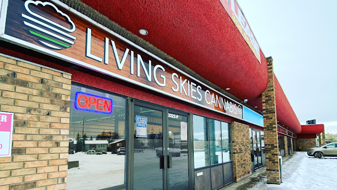 Living Skies Cannabis store front