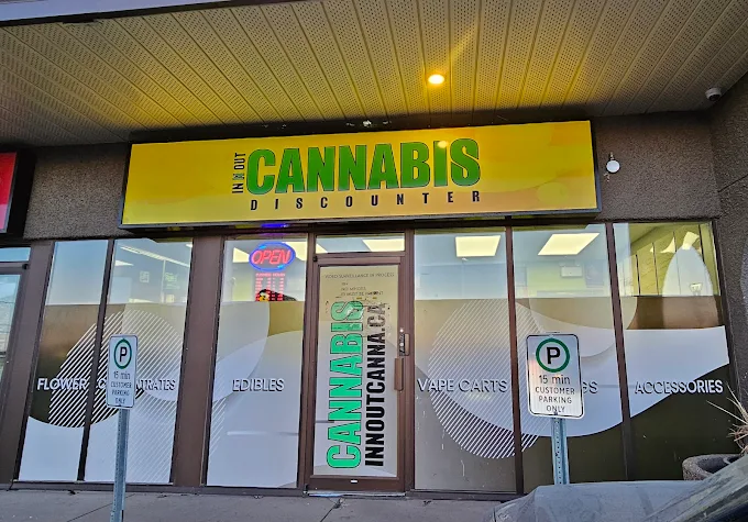In N Out Cannabis - Saskatoon store front