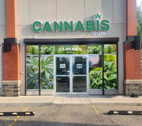 Cannabis World store front