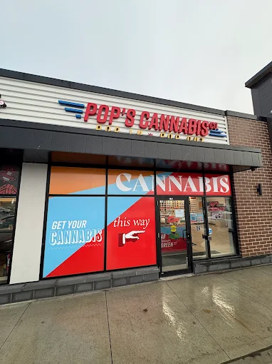 Pop's Cannabis Co. store front