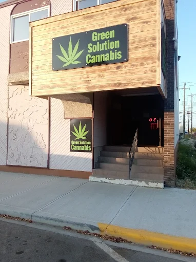 Green Solution Cannabis store front