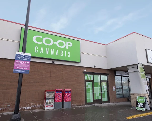 Co-op Cannabis- Crowfoot store front