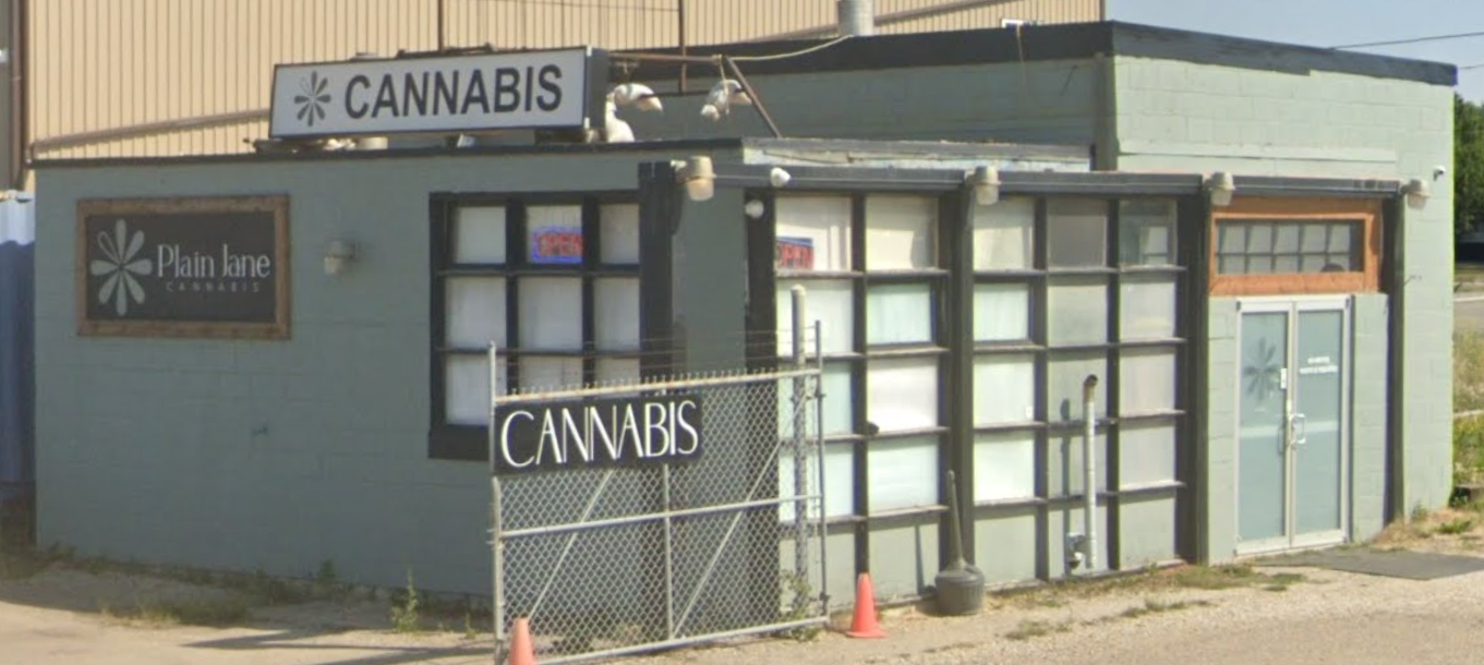 Plain Jane Cannabis store front