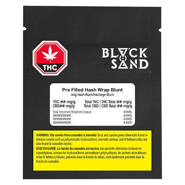 Black Sand - Pre-filled Hash Wrap Blunt image 2