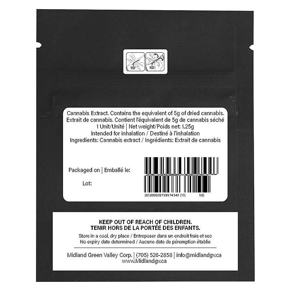 Black Sand - Pre-filled Hash Wrap Blunt image 3