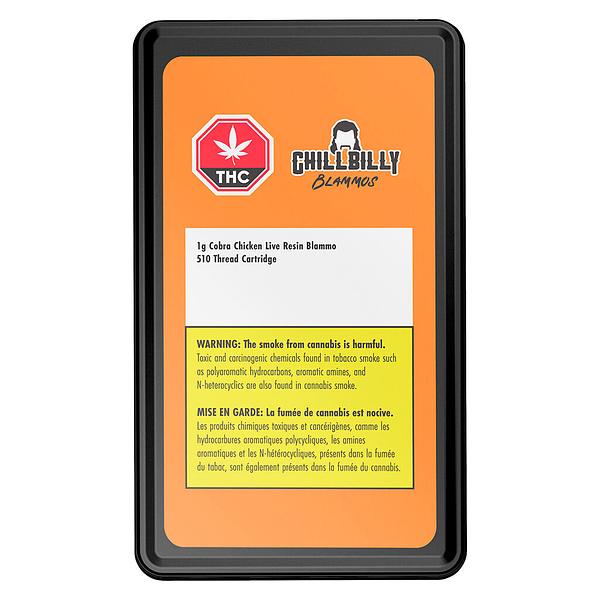 Chillbilly - Cobra Chicken Live Resin Blammo 510 Thread Cartridge image 2