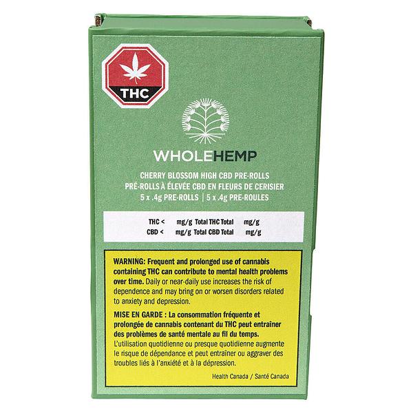 WholeHemp - Cherry Blossom High Cbd Pre Roll image 2