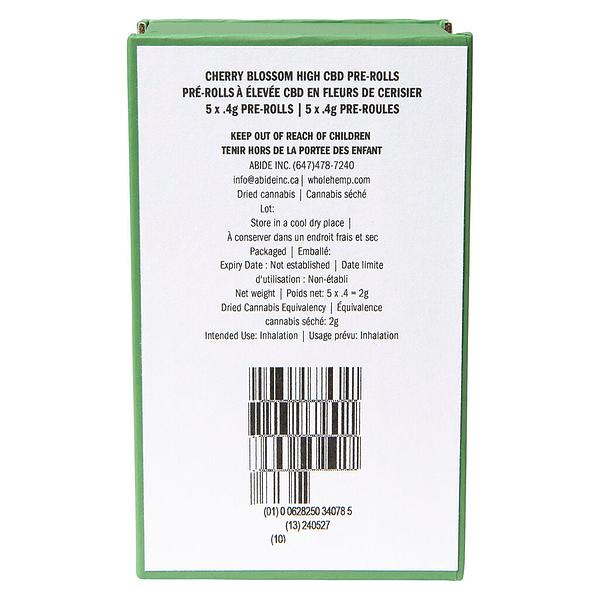 WholeHemp - Cherry Blossom High Cbd Pre Roll image 3