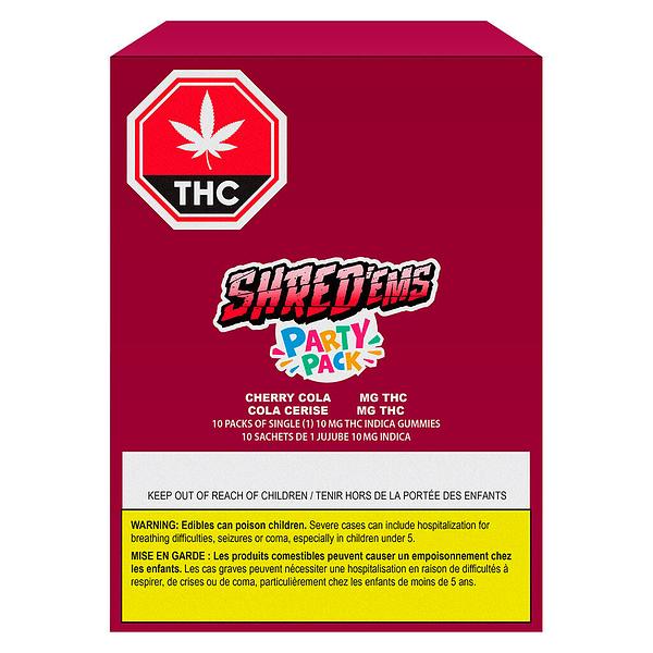 SHRED'EMS - Cherry Cola Party Pack 100 Thc Gummies