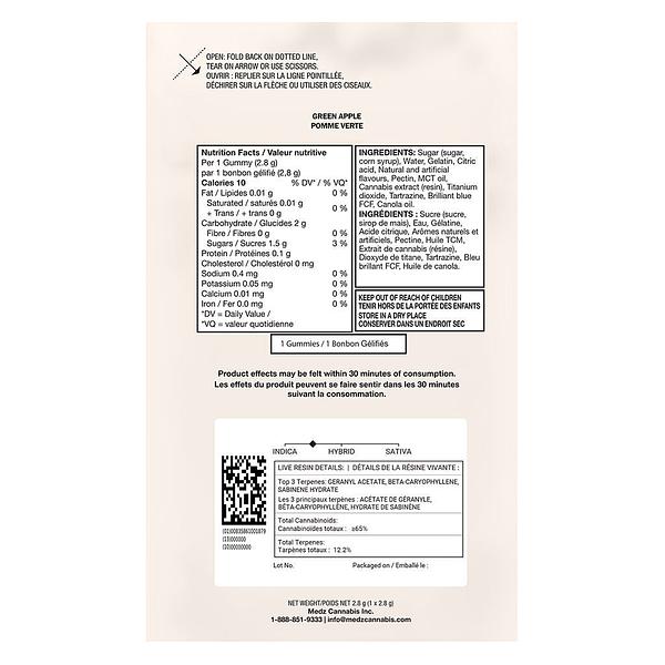 Glenn's - No.25 Glenn’s 100’s True Indica Resin - Green Apple Carton