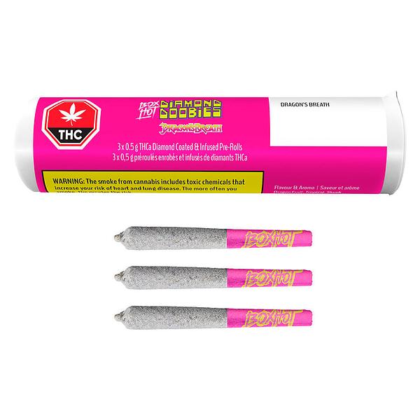 BOXHOT - Diamond Doobies - Dragon's Breath Infused Pre Roll