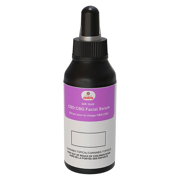 Naturally Nutra - 24k Gold CBD:CBG Facial Serum image 2