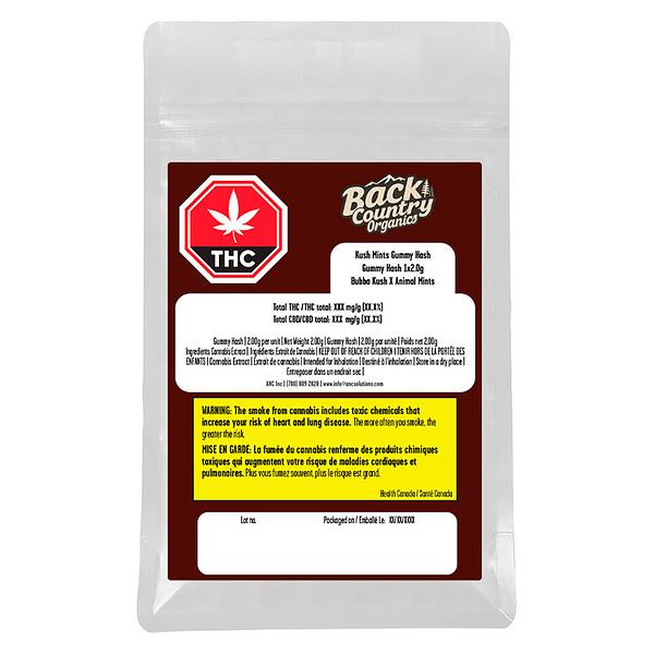 Back Country Organics - Kush Mints Classic Hash