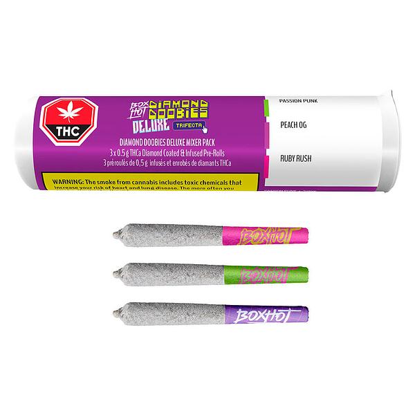 BOXHOT - Diamond Doobies Deluxe - Trifecta Infused Pre-Roll