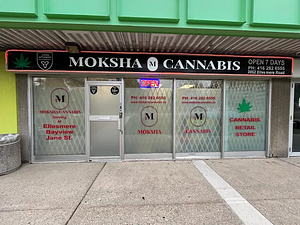 Moksha Cannabis - Ellesmere Road, Scarborough store front
