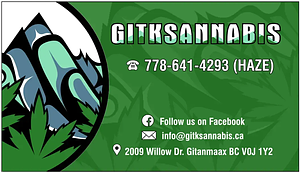 Gitxsannabis (Gitanmaax Development Corporation) store front