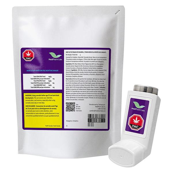 MediPharm Labs - Shake & Puff Rapid Cbn:Thc Nighttime Inhaler image 4