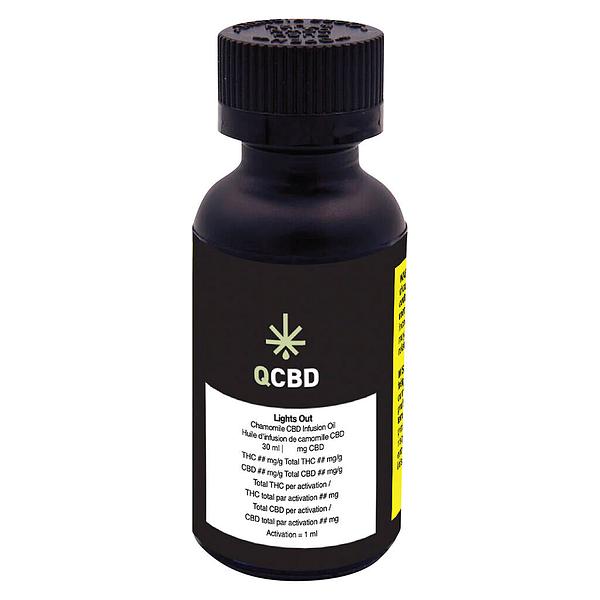 QCBD - Lights Out Chamomile CBD Infusion Oil image 1