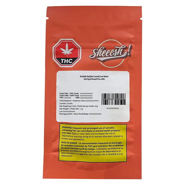 Sheesh - Dubb Bubbs Cured Resin Infused Pre-rolls image 2