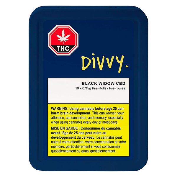 Divvy - Black Widow CBD Pre Roll