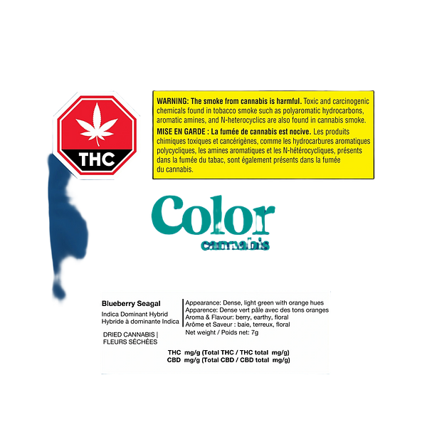 Color Cannabis - Blueberry Seagal