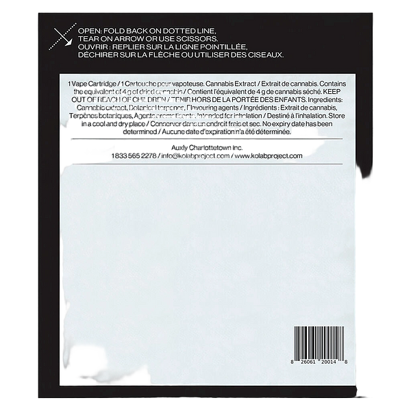 Kolab Project - Strawberry Ice Sativa 510 Thread Cartridge