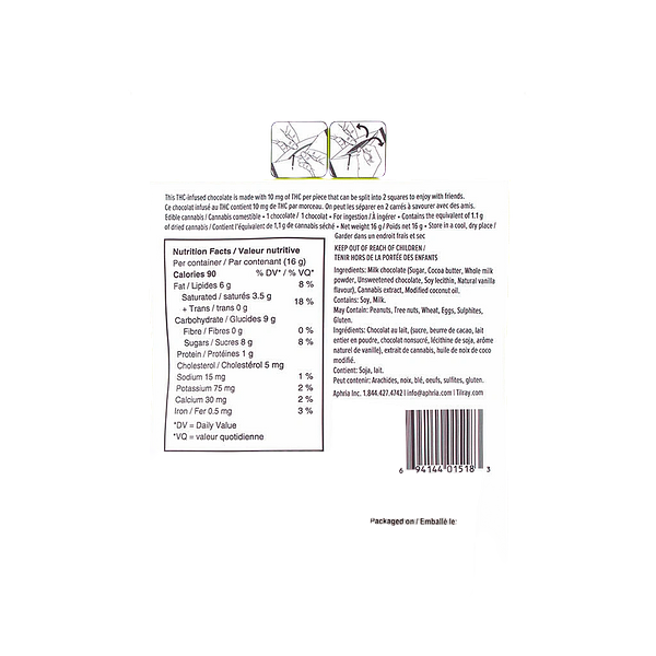 Chowie Wowie - Thc Solid Milk Chocolate