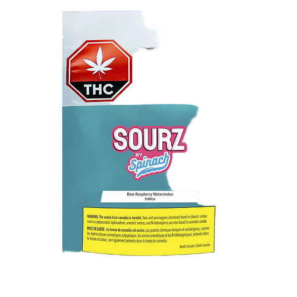 SOURZ by Spinach - Blue Raspberry Watermelon Indica