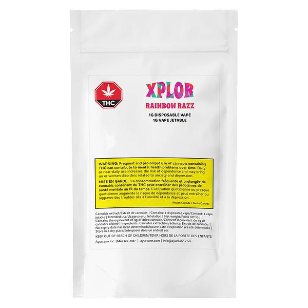 XPLOR - Rainbow Razz Disposable Vape image 2