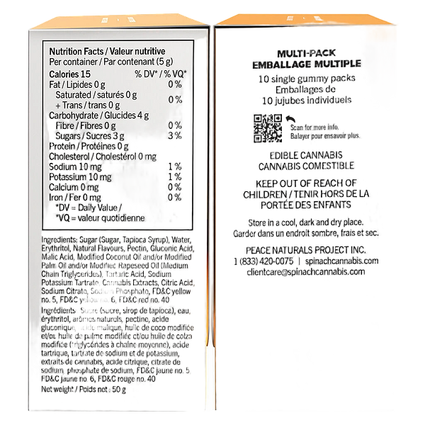 SOURZ by Spinach - Peach Orange 1:1