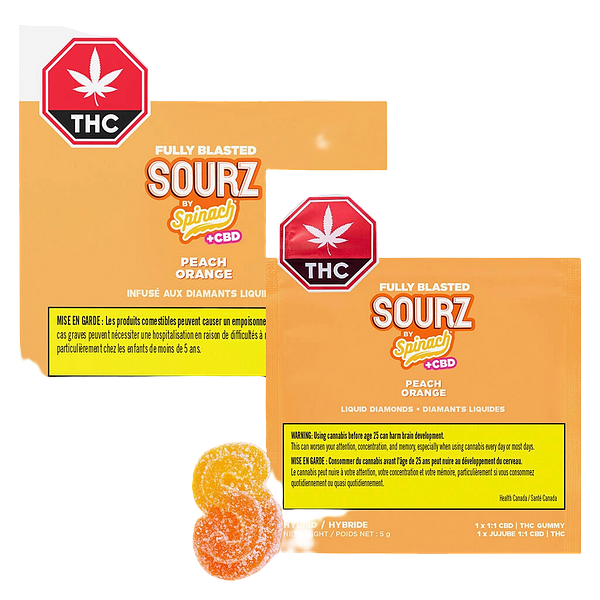 SOURZ by Spinach - Peach Orange 1:1