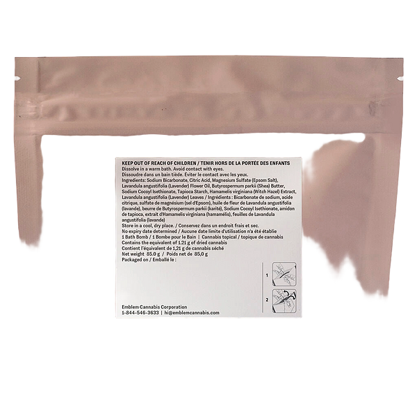 Noon & Night - Lavender Fizz Bath Bomb