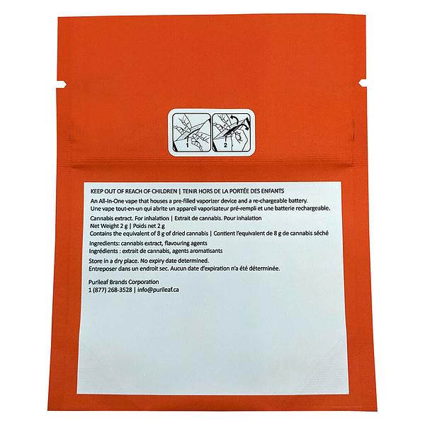 TYTAN Mega Effects - 3:2 THC:CBG Groove AIO Guava-Mango Tango image 3