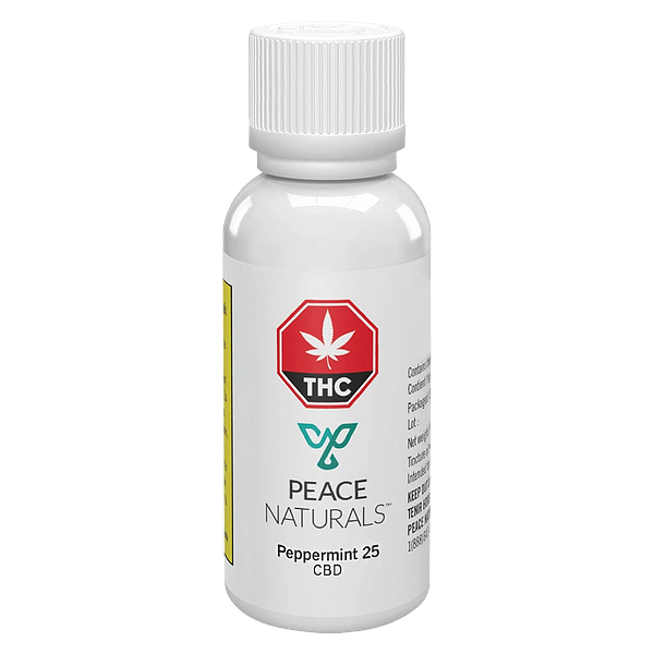 Peace Naturals - Peppermint 25 Cbd Oil