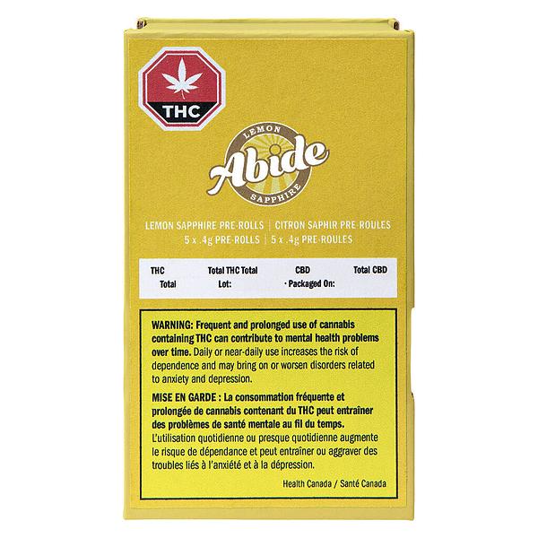 Abide - Lemon Sapphire Pre-Rolls image 2