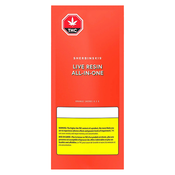 Sherbinskis - Orange Sherbs Live Resin Disposable Pen