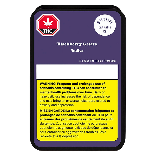 Wildlife Cannabis Co. - Blackberry Gelato Pre Rolls