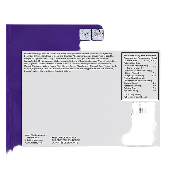 Foray - Fast Cbn Blackberry Lavender Soft Chews