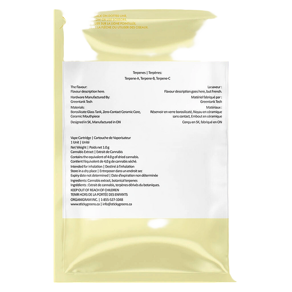 Sticky Greens - Island Colada 510 Thread Cartridge