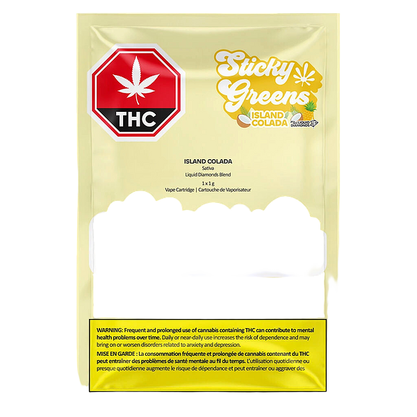 Sticky Greens - Island Colada 510 Thread Cartridge