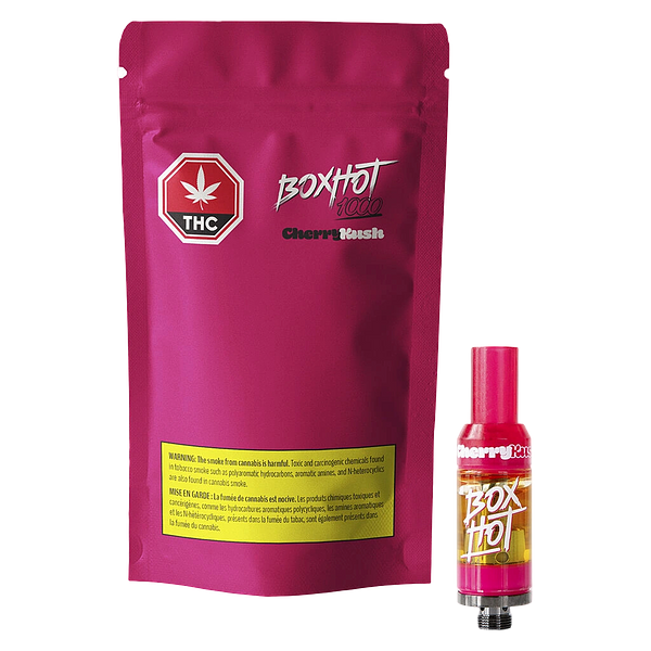BOXHOT 1000 - Cherry Kush 510 Thread Cartridge