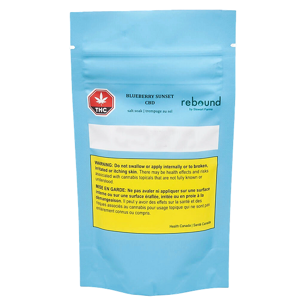 Rebound by Stewart Farms - Blueberry Sunset Cbd Salt Soak