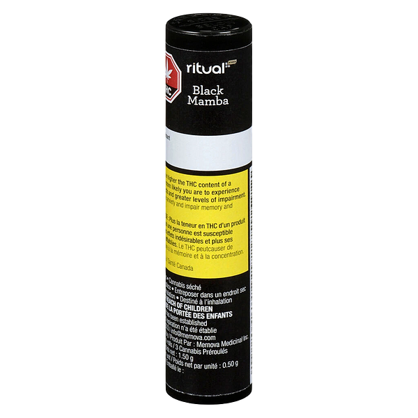 Ritual Sticks - Black Mamba Pre Roll